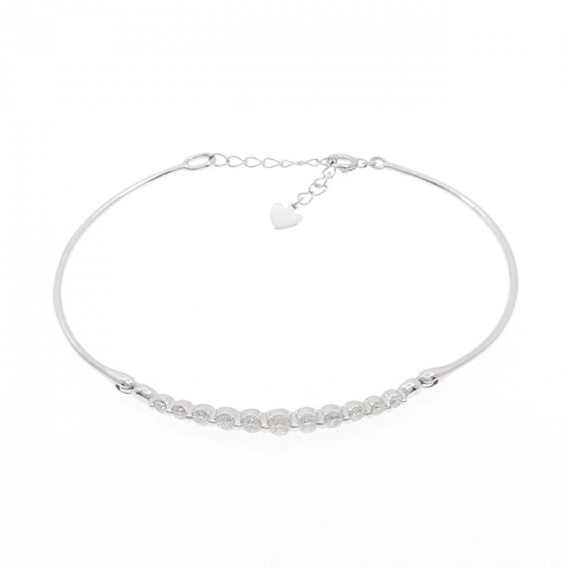 K18WG Vòng tay kim cương 0.70CT - Hàng hiệu Chính hãng 874300