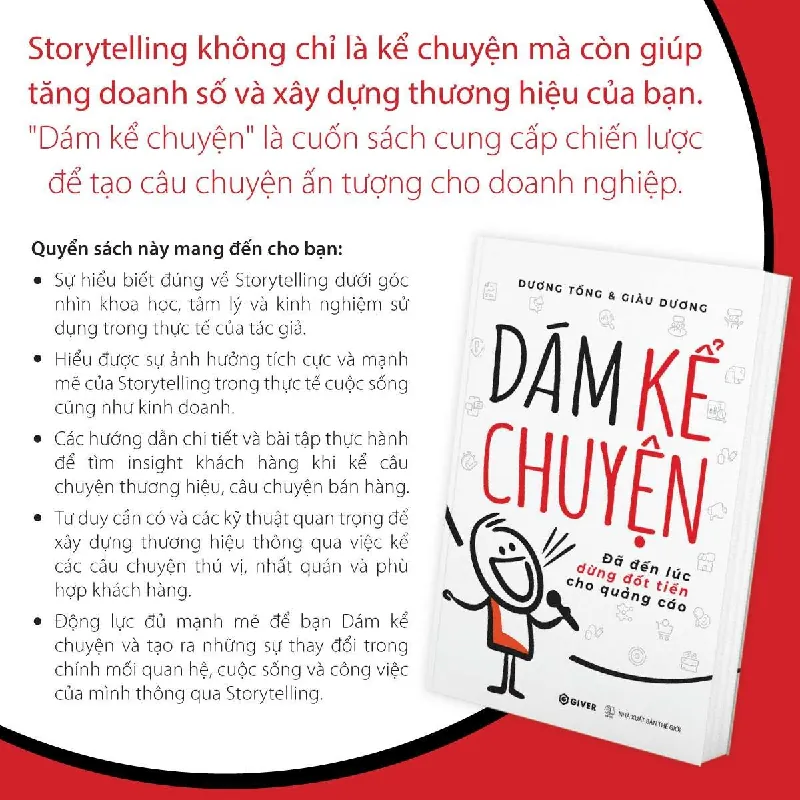 Dám Kể Chuyện - Dương Tống & Giàu Dương - GIVER BOOKS - MARKETING KINH DOANH 595435