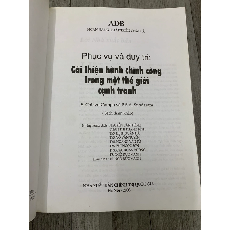 Phục vụ và duy trì cải thiện hành chính công trong một thế giới cạnh tranh. 8b3 549819