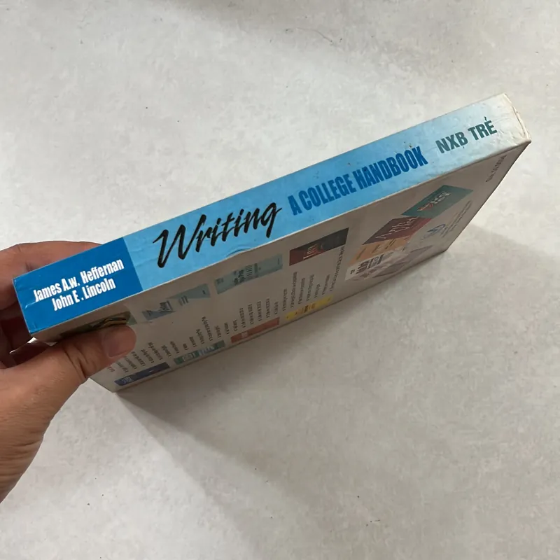 Writing a college handbook - James A.w. Heffernan 557833