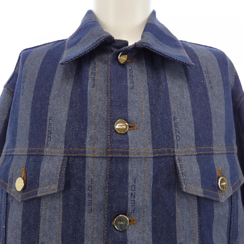 FENDI Áo khoác denim - Hàng hiệu Authentic 897218
