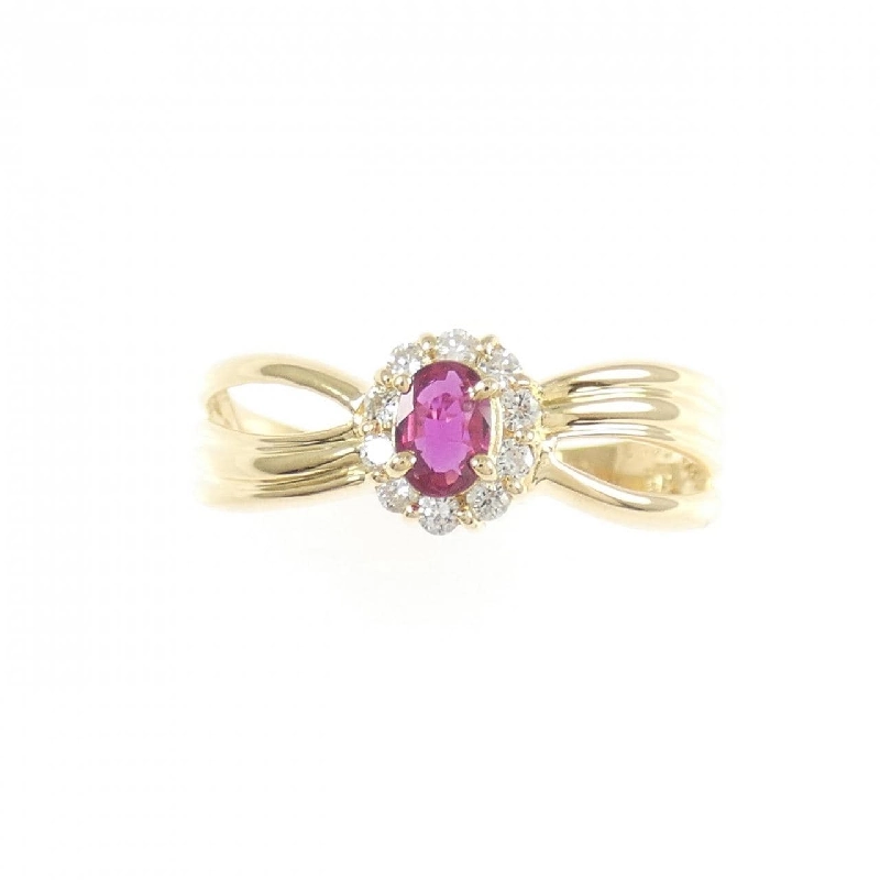 Nhẫn Ruby K18YG 0.23CT - Hàng hiệu Chính hãng 854551