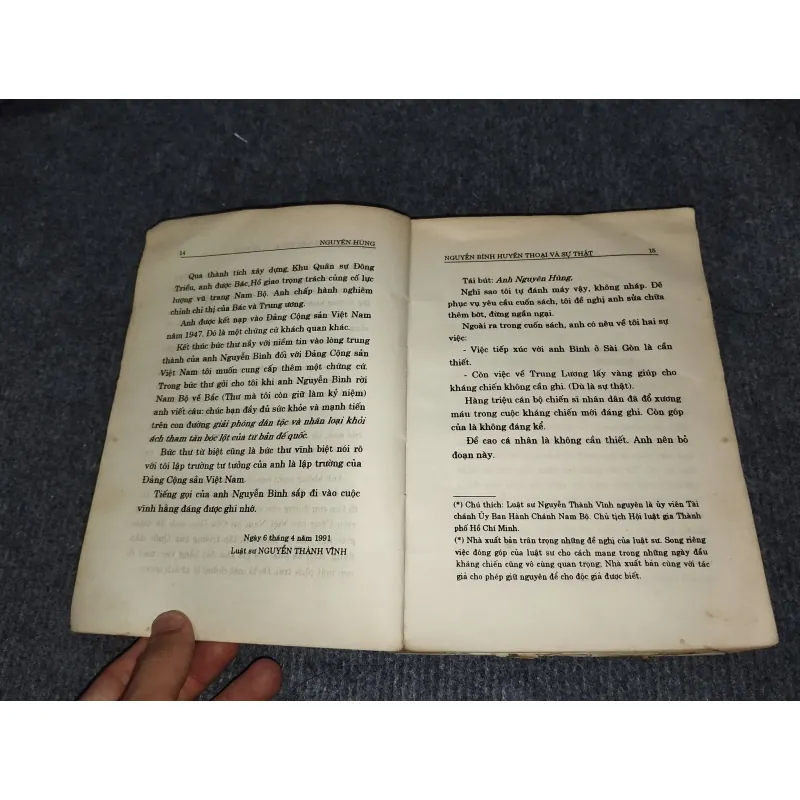 NGUYỄN BÌNH HUYỀN THOẠI VÀ SỰ THẬT 991144