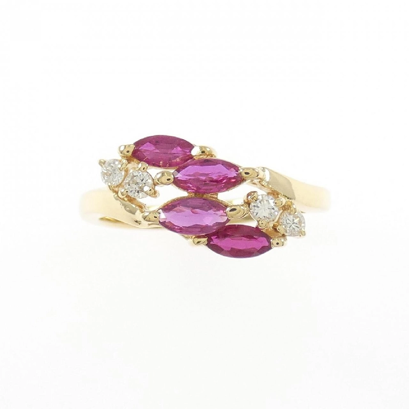 Nhẫn Ruby K18YG 0.50CT - Hàng hiệu Chính hãng 852649