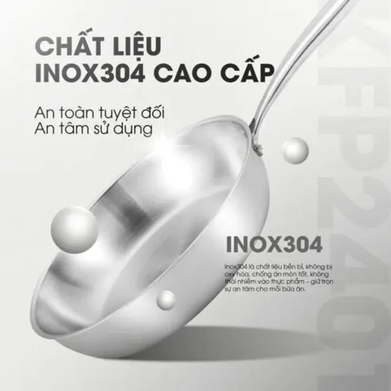 Chảo rán inox liền khối cao cấp KALITE KFP2401 577477