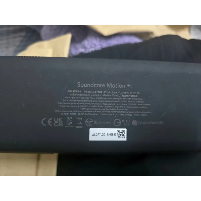 Loa SoundCore Motion +  mình mua tại mỹ, nghe bao hay, còn y như mới 736546