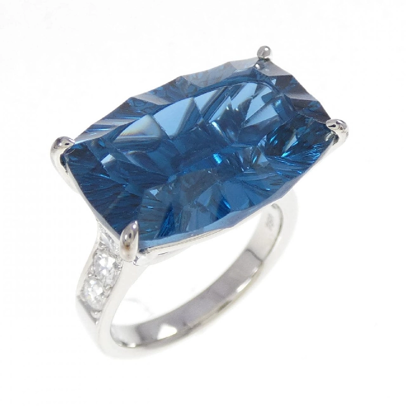 Nhẫn Spinel tổng hợp 750WG - Hàng hiệu Authentic 851220