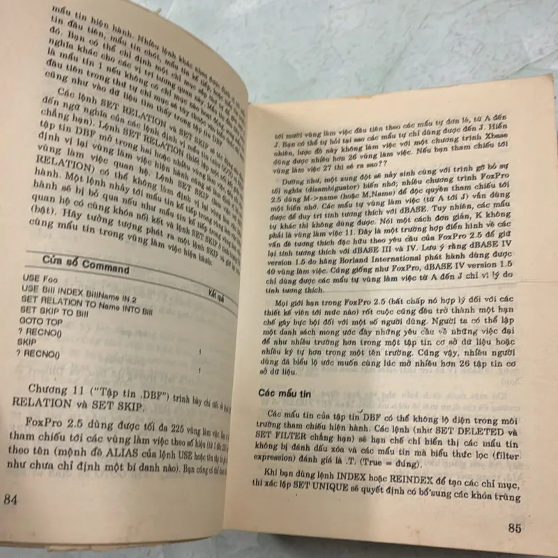 Bí quyết lập trình Microsoft FoxPro 2.5 1006882