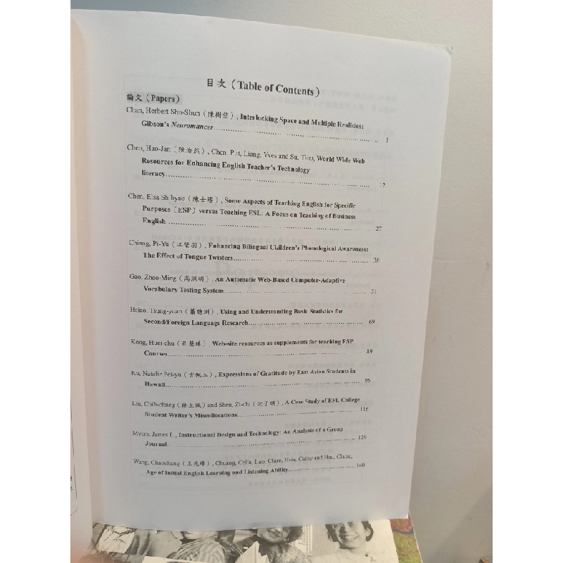 The Proceedings of 2002 Conference and Workshop on TEFL & Applied Linguistic 452916