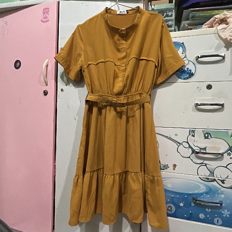 Đầm xoè kèm đai size M 195695