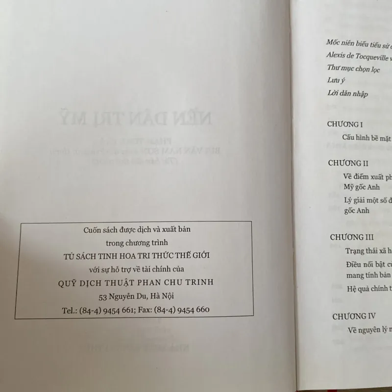 NỀN DÂN TRỊ MỸ, bản bìa cứng (XB 2008) 778416