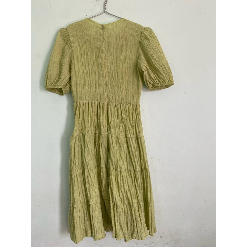 Đầm váy nữ maxi biển họa tiết cổ tròn dáng thân dài xòe cực kì xinh trẻ trung 462310