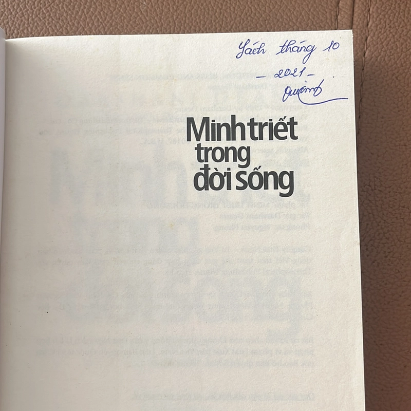 Minh triết trong đời sống 522911