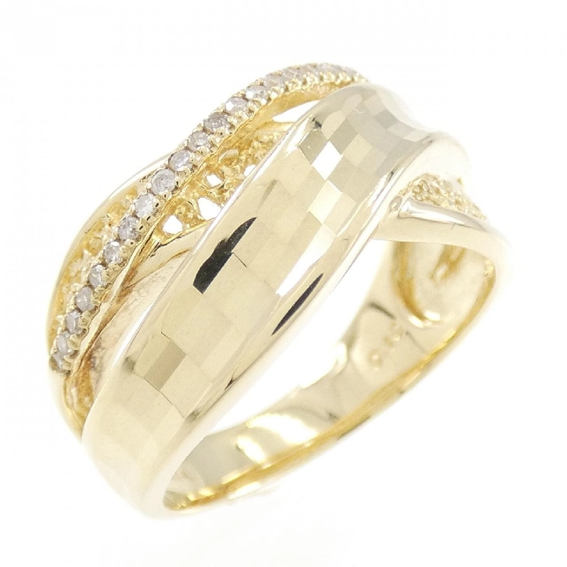 Nhẫn kim cương K14YG 0.10CT 672857