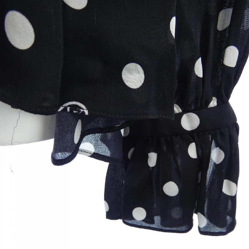 Áo blouse chấm bi sheer mousseline LOUIS VUITTON FMTO71NR1 628652