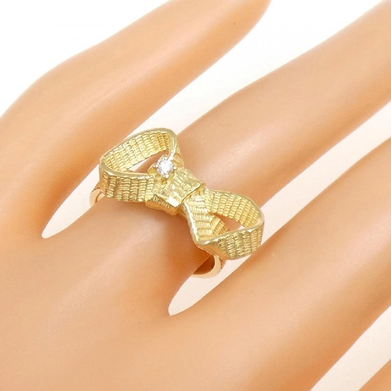 Nhẫn kim cương 750YG - Hàng hiệu Authentic 851602