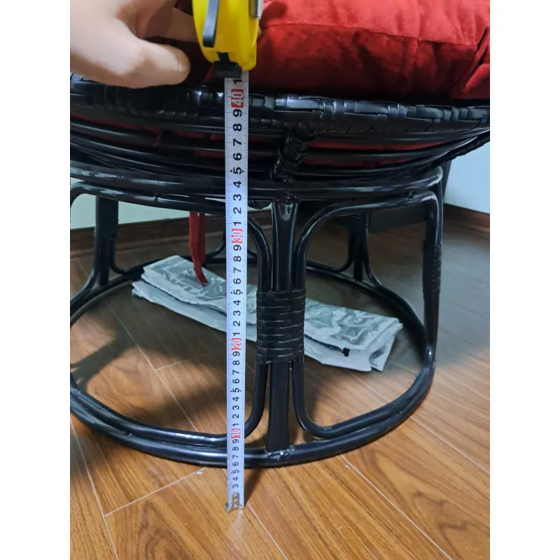 Ghế papasan 1m2 kèm gối decor nhà cửa khung mây nhựa chắc chắn 776859