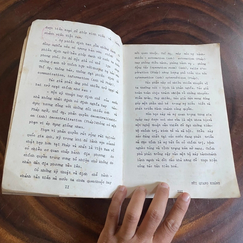 II Từ Điển Hành Chánh Công Quyền (Việt - Anh - Pháp) - Bùi Quang Khánh - 1971 453020