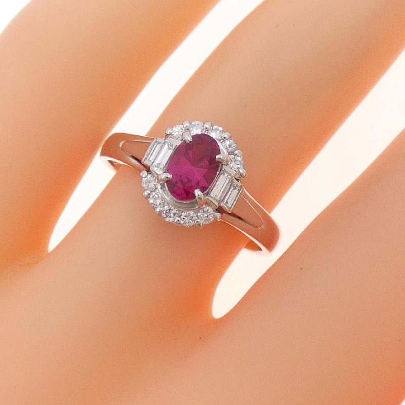 Nhẫn đá tổng hợp クレサンベール 0.48CT - Hàng hiệu Authentic 842136