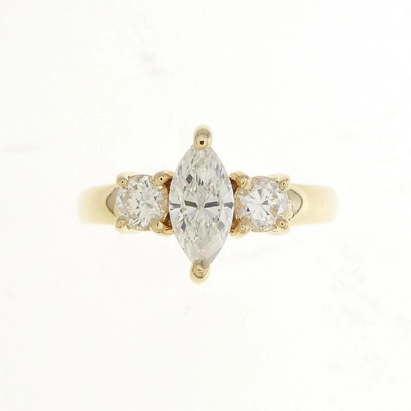 Nhẫn kim cương K18YG 0.435CT 672824