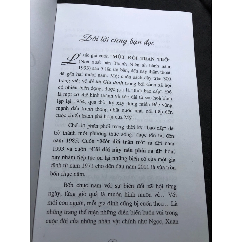Cõi đời này nếu phải ra đi 2011 mới 80% bẩn nhẹ Trần Ngọc Lân HPB0906 SÁCH VĂN HỌC 914996