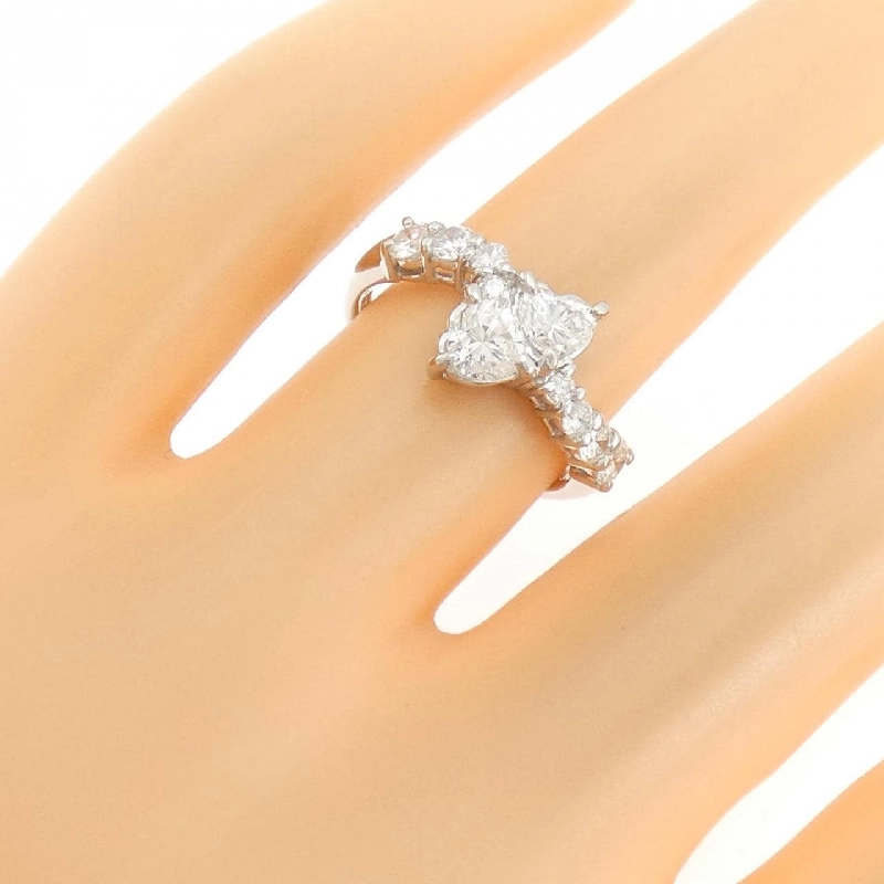 Nhẫn kim cương hình trái tim PT900 1.00CT - Hàng hiệu Authentic 855232