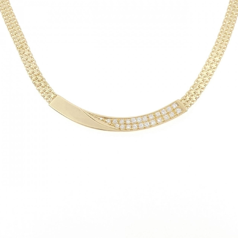 Dây chuyền kim cương K18YG 0.41CT - Hàng hiệu Chính hãng 859622