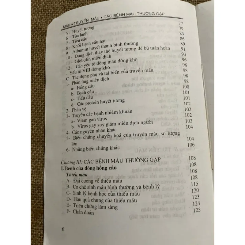 MÁU-TRUYỀN MÁU CÁC BỆNH MÁU THƯỜNG GẶP - CHẨN ĐOÁN VÀ CÁC PHƯƠNG PHÁP ĐIỀU TRỊ - SÁCH Y 571853