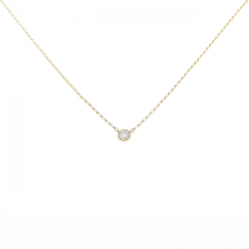Dây chuyền kim cương K18YG 0.08CT - Hàng hiệu Authentic 861630