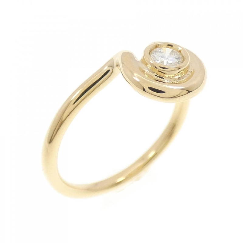 Nhẫn kim cương K18YG 0.10CT 671544