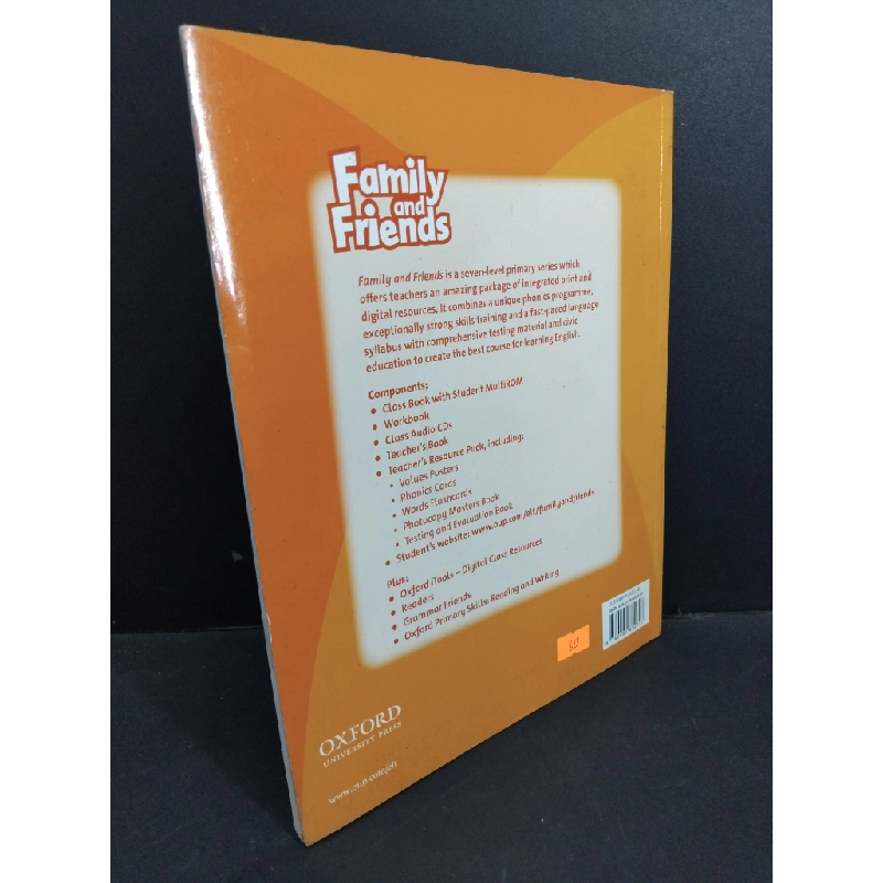 Family and friends 4 Workbook mới 80% bẩn bìa, ố nhẹ, tróc bìa, tróc gáy HCM2811 Naomi Simmons HỌC NGOẠI NGỮ 356634