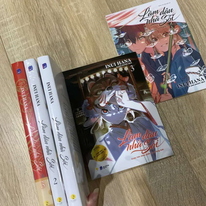 Làm dâu nhà sói - bộ 3 cuốn kèm 2 booklet 1029739