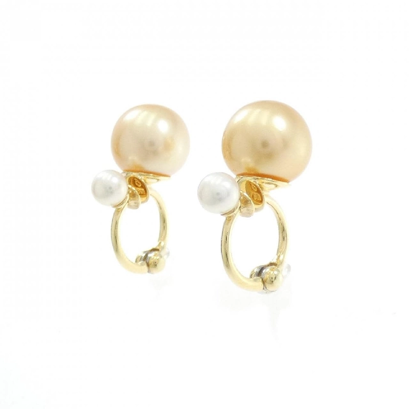 K18YG Bạch Ngọc Trai Bông Tai - Hàng hiệu Chính Hãng 877877