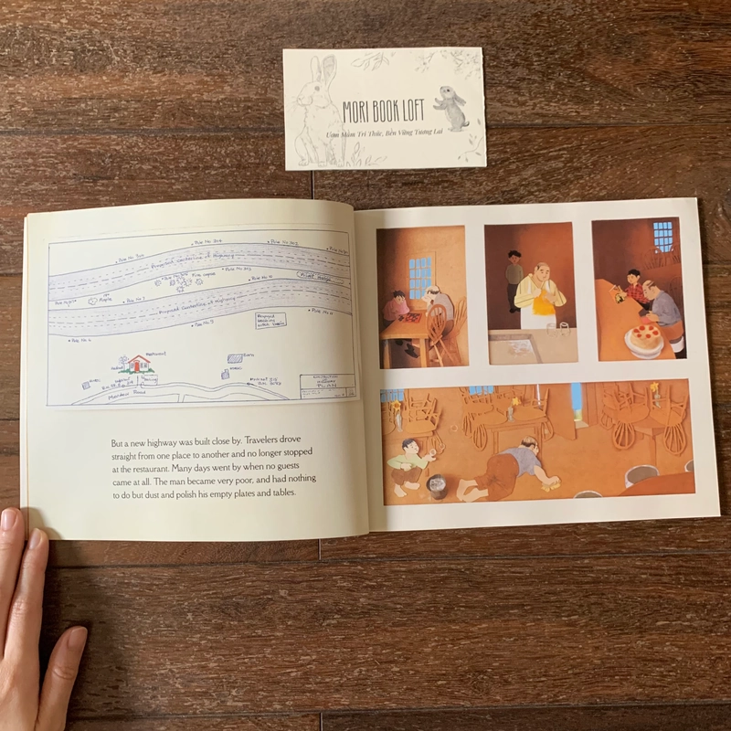 Sách tranh tiếng anh The Paper Crane, Used, Khổ ngang, tình trạng còn mới 478694