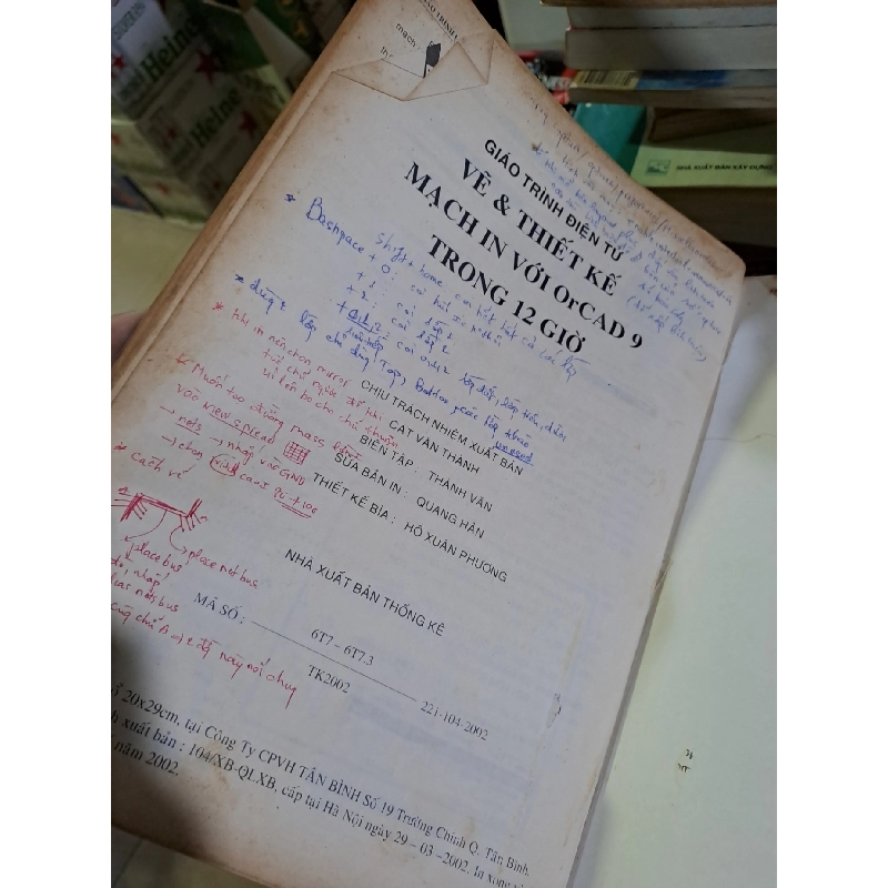 Giáo trình điện tử vẽ và thiết kế mạch in mới 80% ố có viết 2002 GIÁO TRÌNH, CHUYÊN MÔN HCM1709 919596