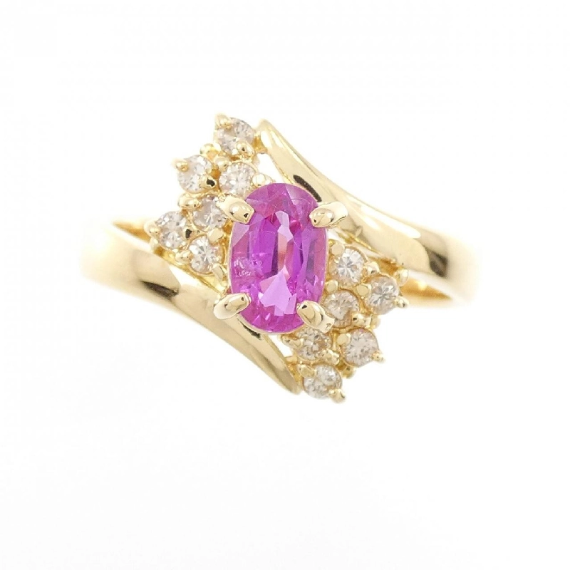 Nhẫn Sapphire K18YG 0.69CT 673008