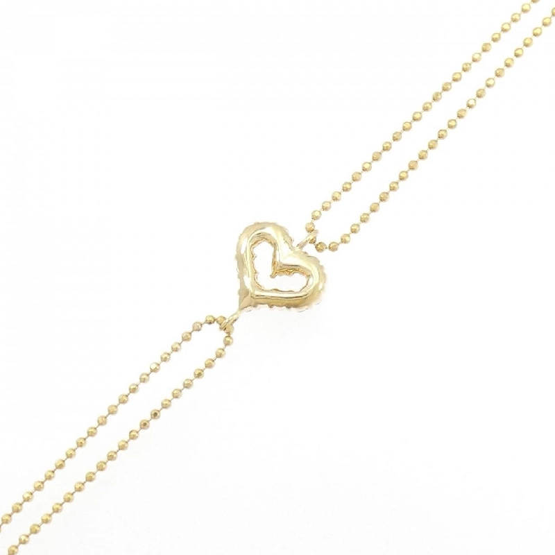 K18YG Dây chuyền trái tim kim cương 0.20CT - Hàng hiệu chính hãng 872551