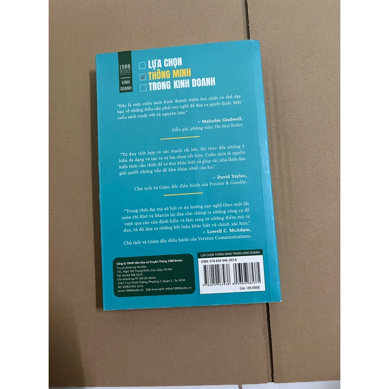 Lựa chọn thông minh trong kinh doanh 531585