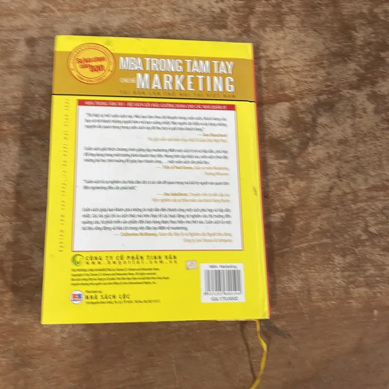MBA TRONG TẦM TAY CHỦ ĐỀ MARKETING- SCHEWE &ALEXANDER HIAM 675078