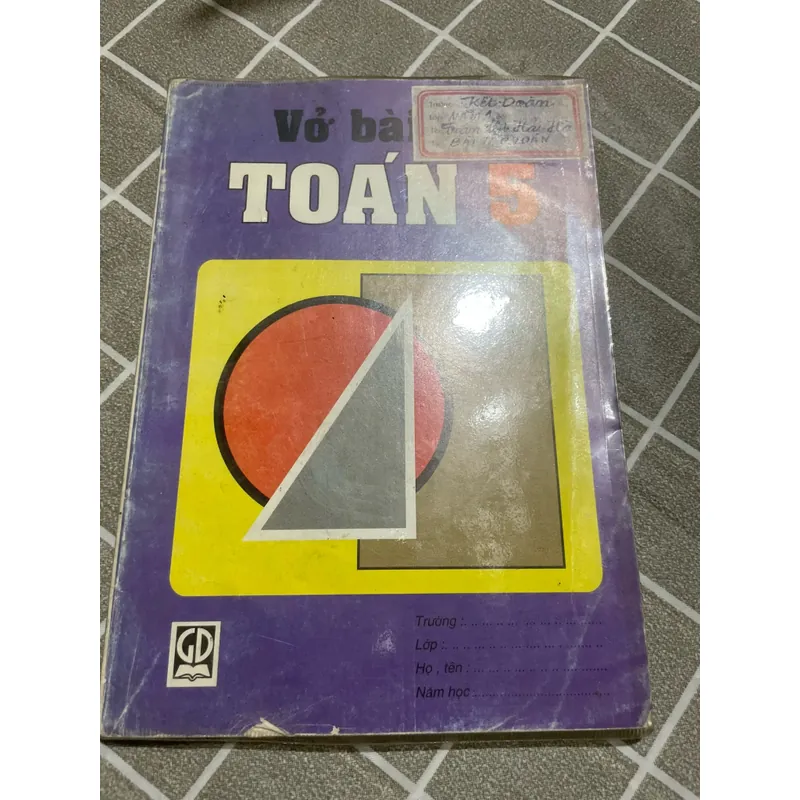 Vở bài tập toán lớp 5 - Sách giáo khoa 9x  553508