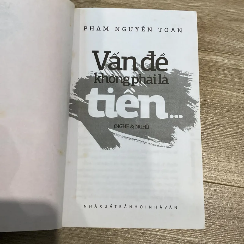 VẤN ĐỀ KHÔNG PHẢI VÌ TIỀN... 797843