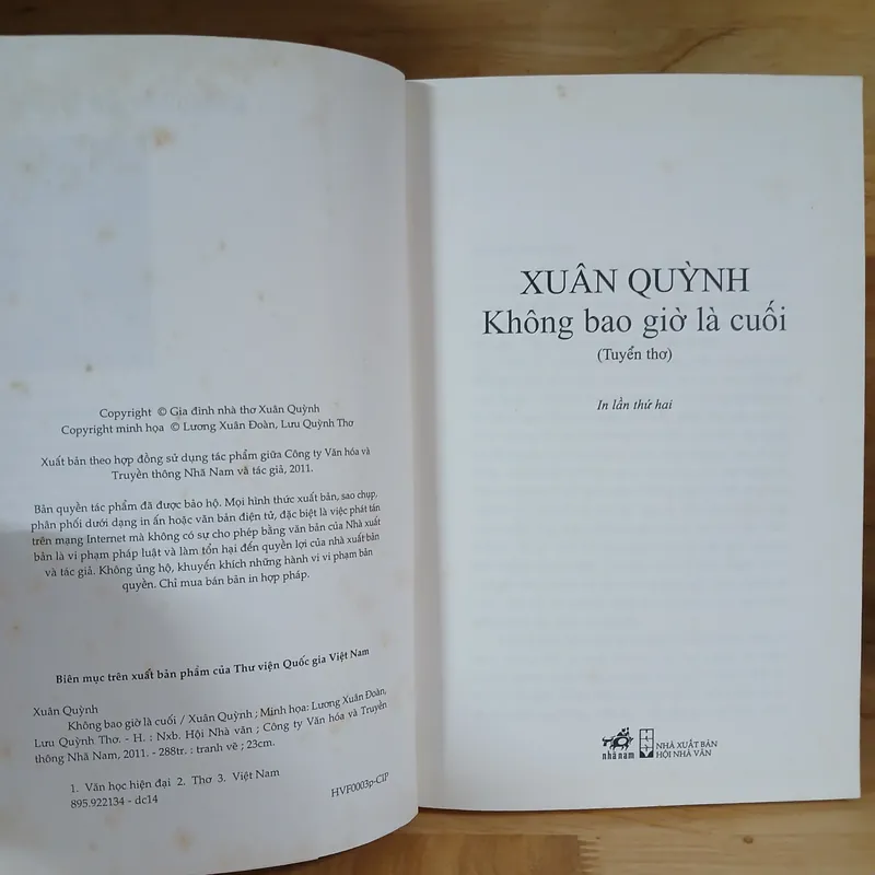 Xuân Quỳnh - Không Bao Giờ Là Cuối (Tuyển Thơ) 591358