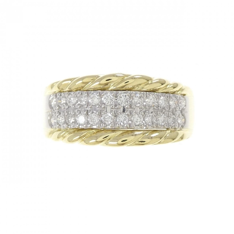 Nhẫn kim cương K18YG/PT900 0.32CT - Hàng hiệu Chính hãng 848995