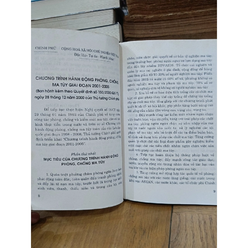 Các đề án của chương trình hành động phòng, chống ma túy giai đoạn 2001-2005 787803