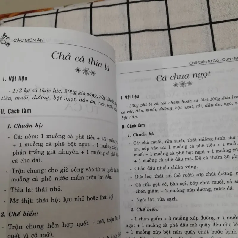 Món ăn Chế biến từ CÁ , CUA, MỰC. GV Nguyễn Thị Phụng. 693678