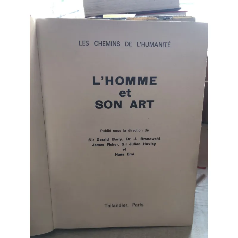L’Homme et Son Art 992425