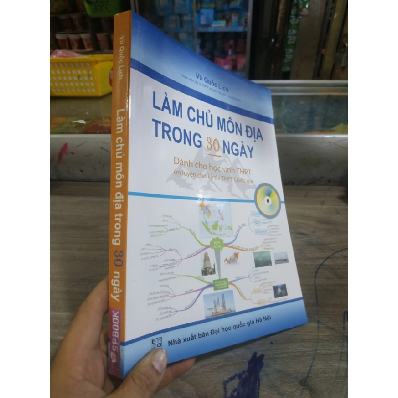 [Phiên Chợ Sách Cũ] Làm chủ môn địa trong 30 ngày dành cho học sinh trung học phổ thông - Vũ Quốc Lịch KÈM BẢN ĐỒ 2303 415312