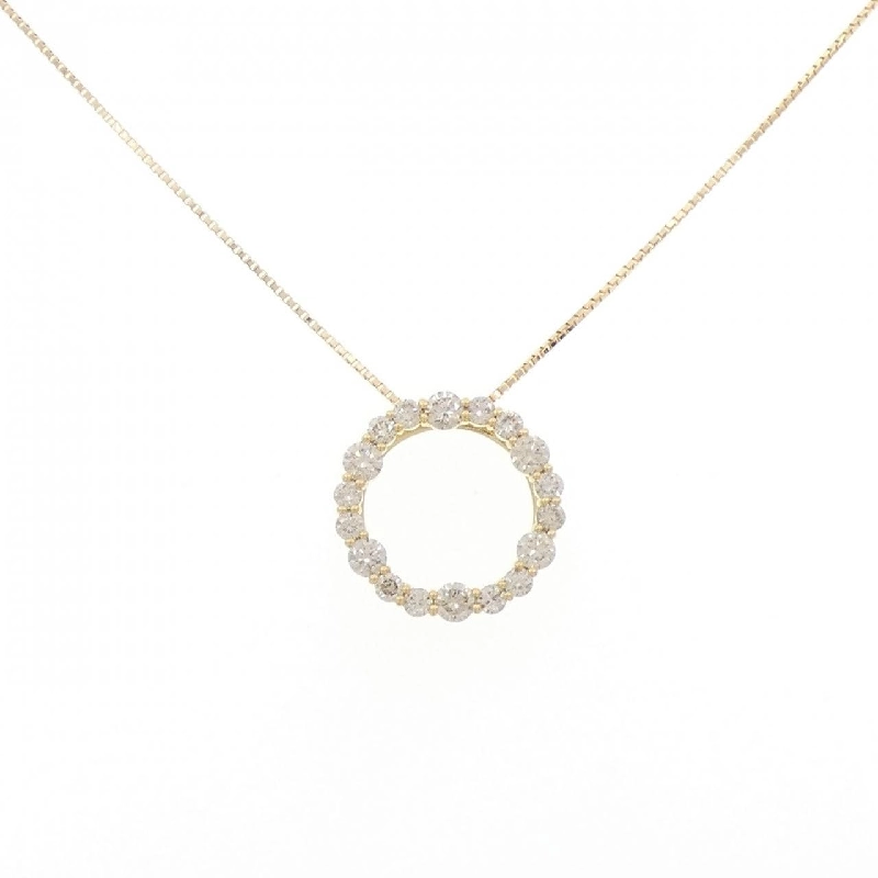 K18YG Dây chuyền kim cương 1.00CT - Hàng hiệu Chính hãng 860018