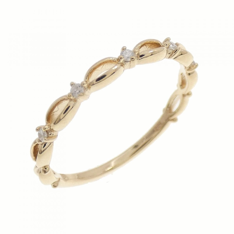 Nhẫn kim cương K10YG - Hàng hiệu Authentic 850948