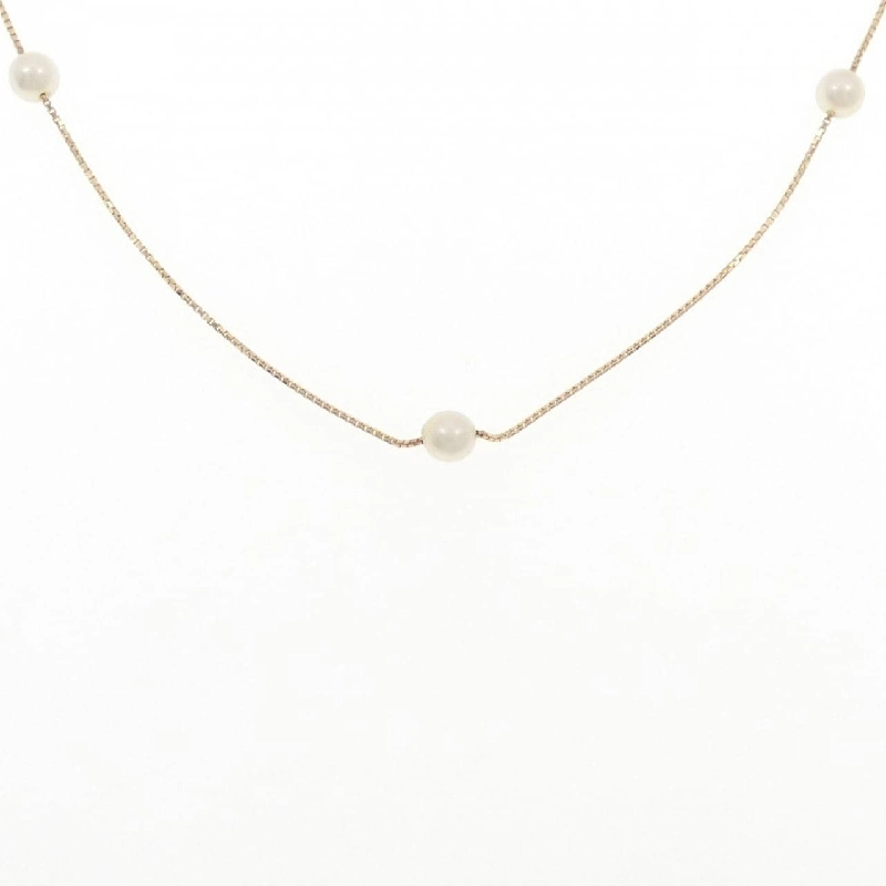 K18YG Ngọc trai Akoya Dây chuyền - Hàng hiệu Chính hãng 855812